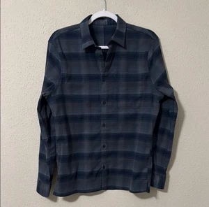Lululemon Camisa Abotonada Grande Mujer Azul - Imagen 1 de 4