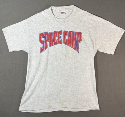 Vintage 90s Nasa Space Camp Promo T Shirt Mens size XL USA Made Single Stitch - Image 1 of 4