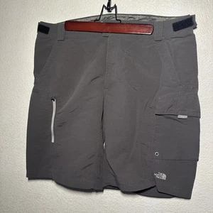 Men’s North Face Shorts Large Outdoor/ Hiking/ Summer Gray Shorts - Picture 1 of 9