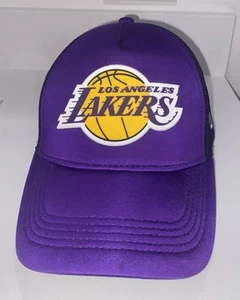 NBA Los Angeles Lakers Purple Ultra Game Trucker Snap Back Mesh Hat Cap LeBron - Picture 1 of 5