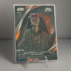 2024 Topps Star Wars Chrome Black Jar Jar Binks /25 - Bild 1 von 2