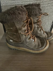Botas Merrell Decora Sonata Mocha Aisladas Invierno Cremallera J48402 Mujer Talla 6 Caja - Imagen 1 de 8