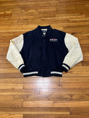 Chaqueta de bombardero universitaria vintage National Hockey Night ESPN 2 Fire On Ice grande Foto 1 de 4