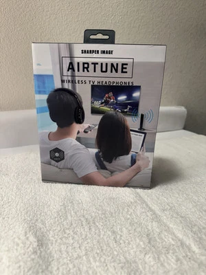 *NIB* Sharper Image Airtune Wireless TV Headphones - Image 1 of 4