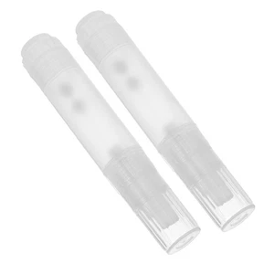  2 Stück Nachfüllbare Malstifte: Leere Acrylfarbe Ausbesserungsstifte - 10 mm Weiß Flach - Bild 1 von 9