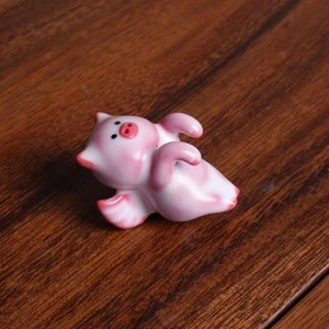 Schwein Tee Haustier Haus Erwärmung Geschenk Süße Tier Figur Für Home Regal - Picture 1 of 6