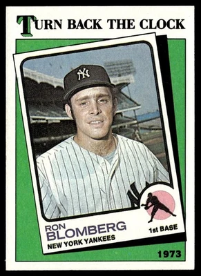 1988 Topps Ron Blomberg New York Yankees #663 - Image 1 of 2