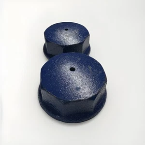Merrill MFG DRCAP200 2" Malleable Drive Point Cap Blue Color. Qty:2 - Picture 1 of 5