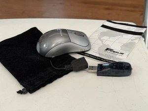 Targus PAWM10 Gray Optical Wheel Mouse Wireless Scroll USB Receiver, Works Great - Picture 1 of 8