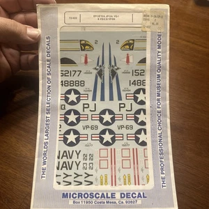 Decalcomanie Superscale 720432 scala 1/72 EP-3E e JP-3A VQ-1 & 2, VP-69 - Foto 1 di 4
