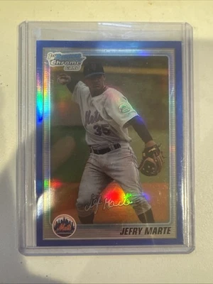 2010 Bowman Chrome - Prospects Jefry Marte #BCP112 Blue Refractor /150 #3242 - Image 1 of 3