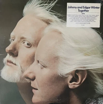 Johnny & Edgar Winter Together Live 1976 LP inner sleeve VG  cleaned - Image 1 of 4