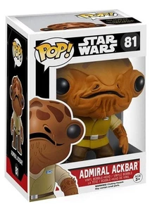 BNIB Funko Star Wars Admiral Ackbar 81 The Force Awakens Disney Vaulted - Picture 1 of 4