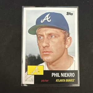 Phil Niekro 2016 Topps Archives #54 Atlanta Braves HOF - Picture 1 of 10