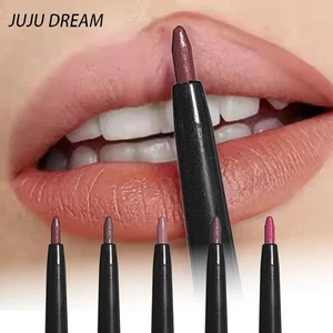 Retractable Matte Waterproof Lip Liner Pencil Long Lasting Hydrating 5 Shades - Picture 1 of 11
