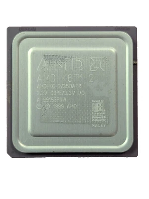AMD K6-2 350MHz CPU K6-2/350AFR Super 7 Socket 7 Processor - Image 1 of 2