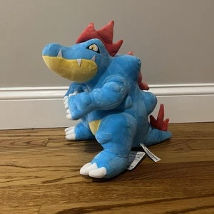 Pokemon Plüschtier/Tag Pokemon Center 2019 Feraligatr Plush Toy (Poseable Arms)�� - Bild 1 von 11