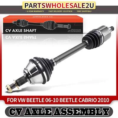 前左 CV 轴轴组件适用于大众甲壳虫 06 - 10 甲壳虫敞篷车 2010 — 第 1/4 张图片