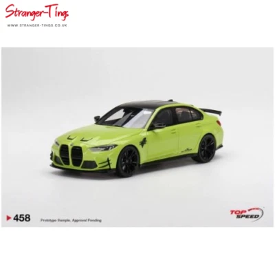 BMW AC Schnitzer M3 Competition G80 Sao Paulo amarillo velocidad máxima escala real Foto 1 de 2