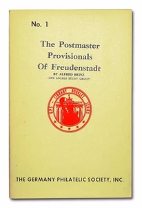 Postmaster Provisionals of Freudenstadt No. 1 Germany Philatelic Society 1966 US - Imagen 1 de 1