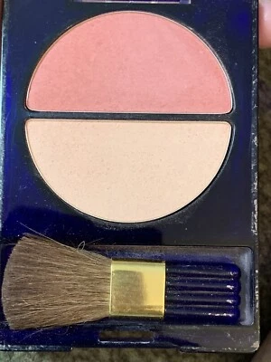 Vintage Estee Lauder Blush Makeup Duo Raspberry Kiss 07 Blushing Violet .14 OZ - Image 1 of 4