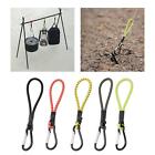 Bungee Cord with Carabiner Hook, Elastic Tent Cord Durable Short Bungee Cords