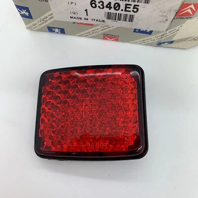 Citroen Relay Fiat Ducato Rear Reflector Bumper Red Left Right Genuine 6340E5 - Image 1 of 4