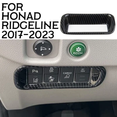 ​Отделка панели переключателя фар боковой консоли из углеродного волокна для Honda Ridgeline - Изображение 1 из 4