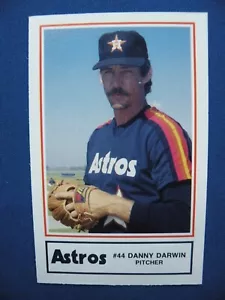 1987 Baseball Deer Park Hospital Danny Darwin Houston Astros #4 - Picture 1 of 2