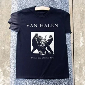 Camiseta negra Rara Van Halen - First Rock para mujer y niño S-5XL - Imagen 1 de 6
