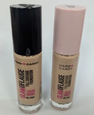 HARD CANDY FULL COVERAGE FOUNDATION OIL FREE WARM BEIGE 1510 SEE DESCRIPTION - Image 1 of 4