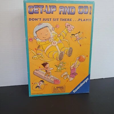 Vtg Get-up and Go! Game Don't Just Sit There ...Play Pre owned Missing 8 Tiles - Image 1 of 4