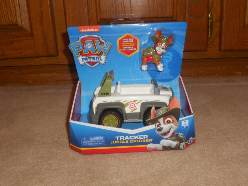 Paw Patrol Tracker Jungle Cruiser Vehicle & Figure Nickelodeon