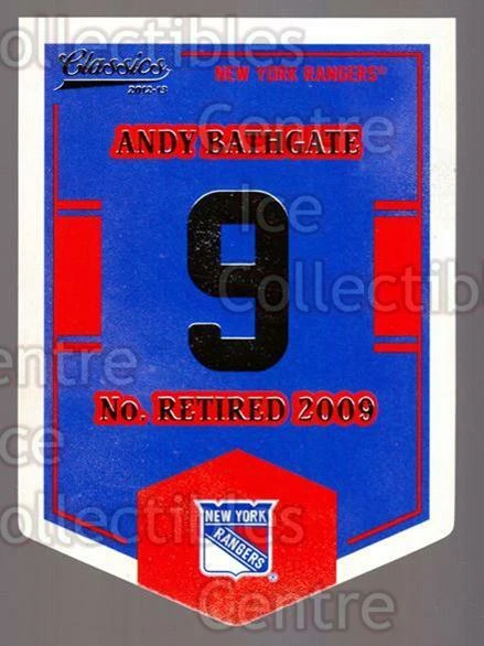 2012-13 Classics Signatures Banner Numbers #51 Andy Bathgate - Image 1 of 1