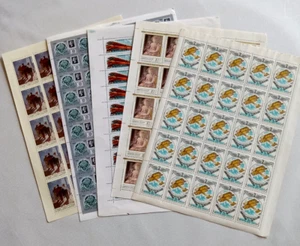 USSR, Russian stamps 10 full sheets Mix 1961-70, 1971-1980, 1981-90 - Picture 1 of 12
