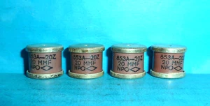 4 CRL 853A-20Z Türklinkenkondensatoren 20mmf 20pf 5kV NPO  - Bild 1 von 2