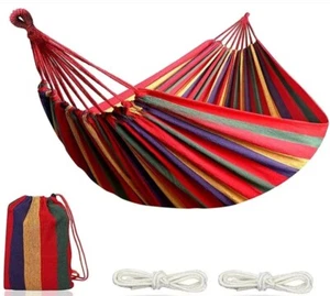 Garden Hammock,multi Coloured Swinging Garden Hammock - Picture 1 of 1