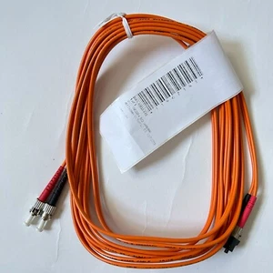 4M Duplex 62.5um LC/ST Fiber Optic Cable wo 1562584 orange - Afbeelding 1 van 7
