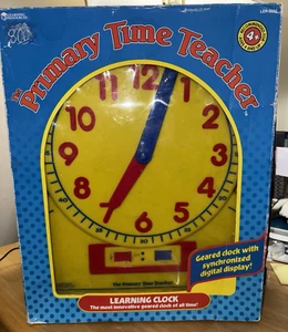 Learning Resources Primary Time Teacher 12-Hour Junior Learning Clock, LER2994 - Picture 1 of 6