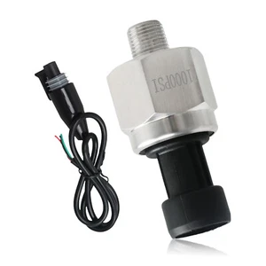 1000Psi Pressure Sensor Sender 5V DC w/Connector Harness for Oil Fuel Gas - Picture 1 of 10