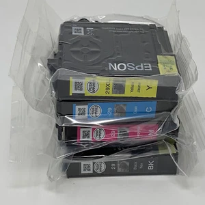 Original Epson 29 Black Cyan Magenta / 29XL Yellow Strawberry Multipack 4 Tinten Set - Bild 1 von 1