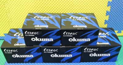 Carrete giratorio de aluminio de agua salada Okuma Cedros CJ - ¡ELIGE TU MODELO! Foto 1 de 2