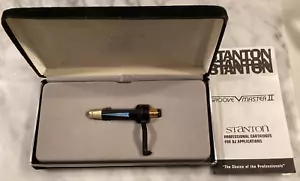 CARTUCCIA STANTON GROOVEMASTER II E STILO ORIGINALE GROOVEMASTER GII-PRO IN CUSTODIA - Foto 1 di 11