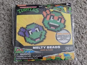 TMNT TARTARUGHE NINJA MUTANTI ADOLESCENTI MELTY PERLINE CALORE & FUSE DONATELLO MICHELANGELO - Foto 1 di 7