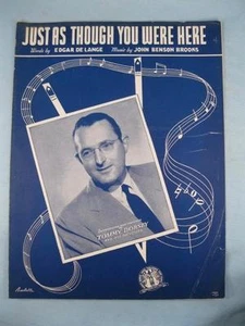 Just As Though You Were Here Sheet Music Vintage 1942 John Benson Brooks (O) - Picture 1 of 3