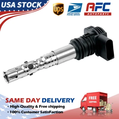a Ignition Coil For 1998-07 VW Golf Beetle Jetta Audi A4 TT 1.8-2.7L L4 UF411 Foto 1 de 4
