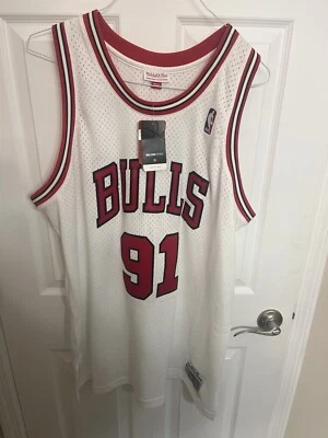 Mitchell & Ness,  97-98 Dennis Rodman Jersey, Chicago Bulls, Size XXL/2XL, New - Image 1 of 4