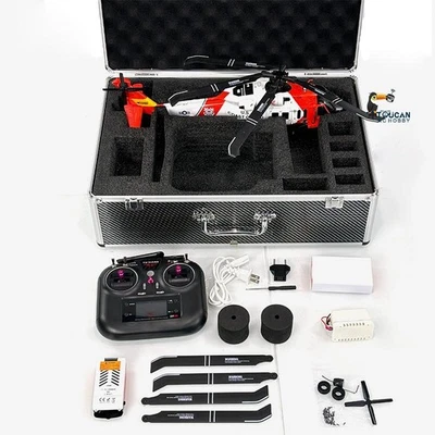 Hot Sale F09-S 1:47 RC Helicopter UH60 6CH Drone Gyro Brushless Motor GPS Lights - Image 1 of 4