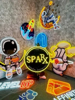 Letrero de luz de neón personalizado - Decoración LED personalizada para dormitorio, bar, fiesta Foto 1 de 4