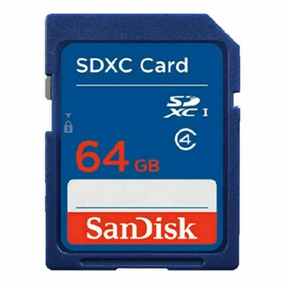 SanDisk 64 GB SD Card SDXC SDHC Memory Card Class 4 64GB For Digital Cameras - Bild 1 von 4